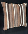 Turkish Hemp Pillow Cushion Natural Beige Brown Cushion Cover 20x20 #18144
