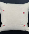 Turkish Hemp Pillow Cushion Natural Beige Red Cushion Cover 20x20 #18177