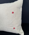 Turkish Hemp Pillow Cushion Natural Beige Red Cushion Cover 20x20 #18177