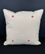 Turkish Hemp Pillow Cushion Natural Beige Red Cushion Cover 20x20 #18177