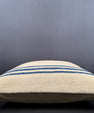 Turkish Hemp Pillow Cushion Natural Beige Blue Cushion Cover 20x20 #18157