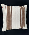 Turkish Hemp Pillow Cushion Natural Beige Brown Cushion Cover 20x20 #18155