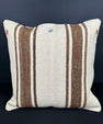 Turkish Hemp Pillow Cushion Natural Beige Brown Cushion Cover 20x20 #18155