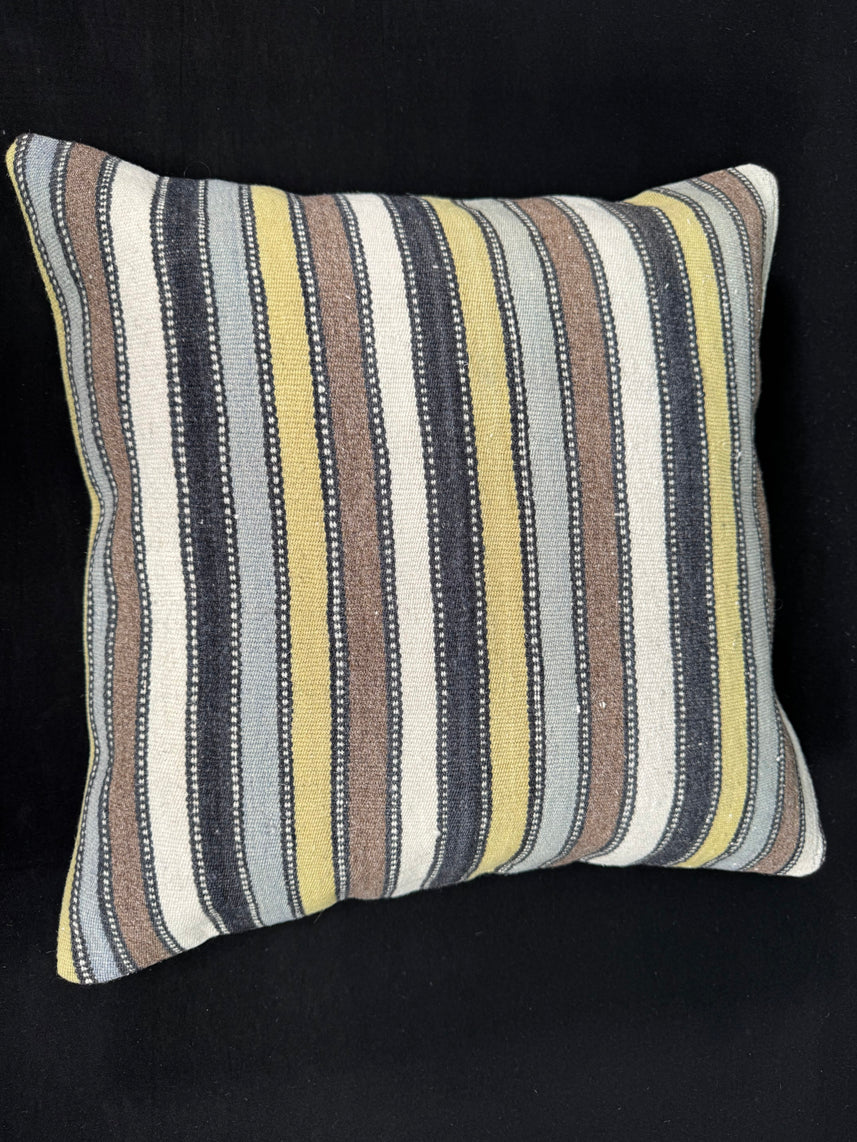 Turkish Hemp Pillow Cushion Natural Beige Brown Cushion Cover 20x20 #18165