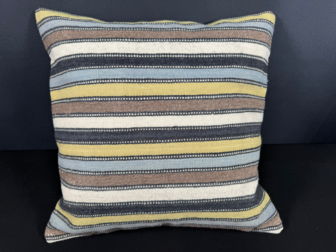 Turkish Hemp Pillow Cushion Natural Beige Brown Cushion Cover 20x20 #18148