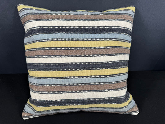 Turkish Hemp Pillow Cushion Natural Beige Brown Cushion Cover 20x20 #18148