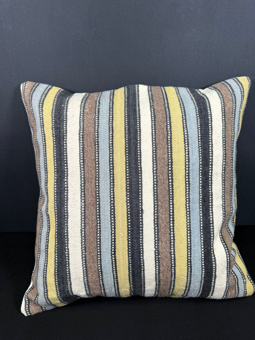 Turkish Hemp Pillow Cushion Natural Beige Brown Cushion Cover 20x20 #18148