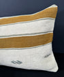 Turkish Hemp Pillow Cushion Natural Beige Brown Cushion Cover 16x24 #18136