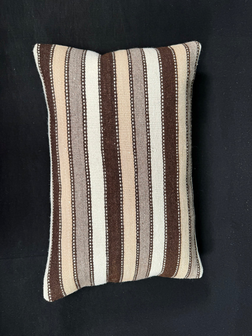 Turkish Hemp Pillow Cushion Natural Beige Brown Cushion Cover 16x24 #18121
