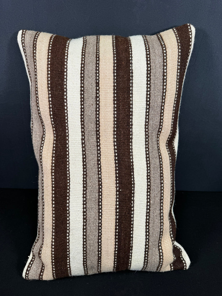 Turkish Hemp Pillow Cushion Natural Beige Brown Cushion Cover 16x24 #18121