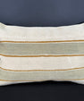 Turkish Hemp Pillow Cushion Natural Beige Sage Green Cushion Cover 16x24 #18101