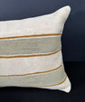 Turkish Hemp Pillow Cushion Natural Beige Sage Green Cushion Cover 16x24 #18101