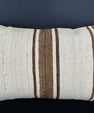 Turkish Hemp Pillow Cushion Natural Beige Brown Cushion Cover 16x24 #18117