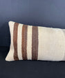 Turkish Hemp Pillow Cushion Natural Beige Brown Cushion Cover 12x46 #30297