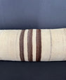 Turkish Hemp Pillow Cushion Natural Beige Brown Cushion Cover 12x46 #30297