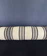 Turkish Hemp Pillow Cushion Natural Beige Black Cushion Cover 12x46 #30293
