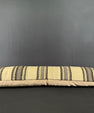 Turkish Hemp Pillow Cushion Natural Beige Black Cushion Cover 12x46 #30293
