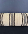 Turkish Hemp Pillow Cushion Natural Beige Black Cushion Cover 12x46 #30293