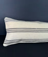 Turkish Hemp Pillow Cushion Natural Beige Gray Cushion Cover 12x46 #30294