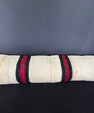 Turkish Hemp Pillow Cushion Natural Beige Black Cushion Cover 12x46 #30526