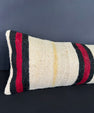 Turkish Hemp Pillow Cushion Natural Beige Black Cushion Cover 12x46 #30526