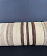 Turkish Hemp Pillow Cushion Natural Beige Brown Cushion Cover 12x46 #30301