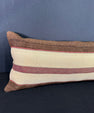 Turkish Hemp Pillow Cushion Natural Beige Brown Cushion Cover 12x46 #30299