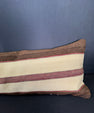 Turkish Hemp Pillow Cushion Natural Beige Brown Cushion Cover 12x46 #30299