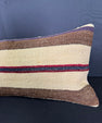 Turkish Hemp Pillow Cushion Natural Beige Brown Cushion Cover 12x46 #30302