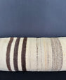 Turkish Hemp Pillow Cushion Natural Beige Brown Cushion Cover 12x46 #30300