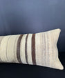 Turkish Hemp Pillow Cushion Natural Beige Brown Cushion Cover 12x46 #30300