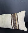 Turkish Hemp Pillow Cushion Natural Beige Brown Cushion Cover 12x46 #30306