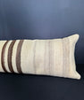 Turkish Hemp Pillow Cushion Natural Beige Brown Cushion Cover 12x46 #30303