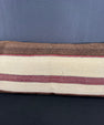 Turkish Hemp Pillow Cushion Natural Beige Brown Cushion Cover 12x46 #30396
