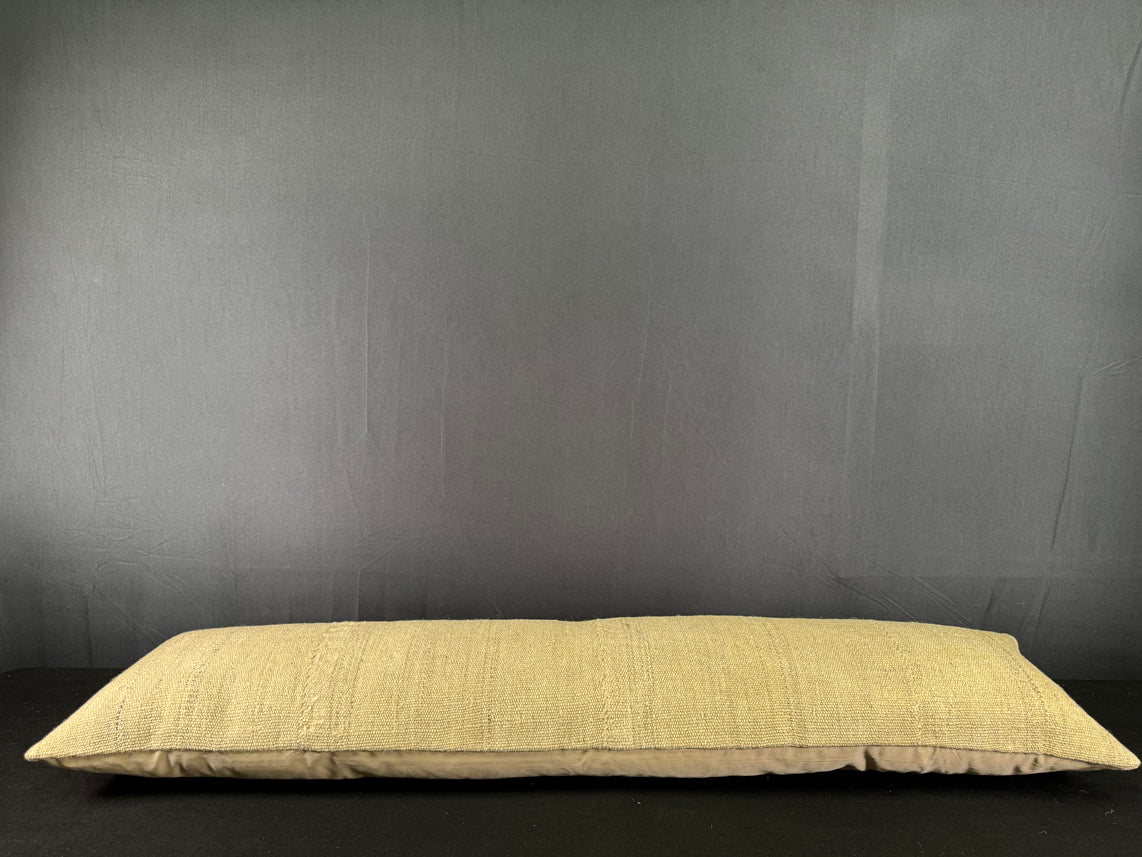 Turkish Hemp Pillow Cushion Natural Beige  Cushion Cover 12x46 #30319