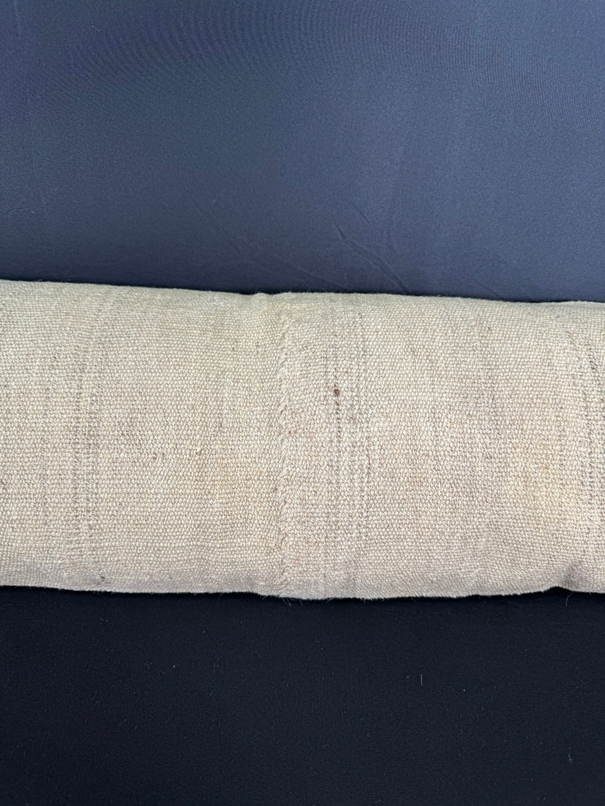 Turkish Hemp Pillow Cushion Natural Beige  Cushion Cover 12x46 #30319
