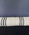 Turkish Hemp Pillow Cushion Natural Beige Black Cushion Cover 12x46 #30313