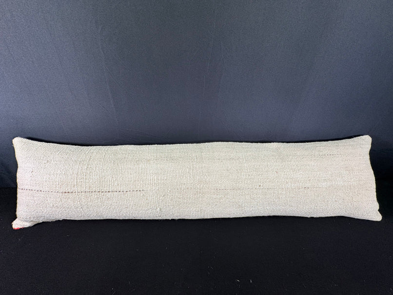 Turkish Hemp Pillow Cushion Natural Beige  Cushion Cover 12x46 #30307