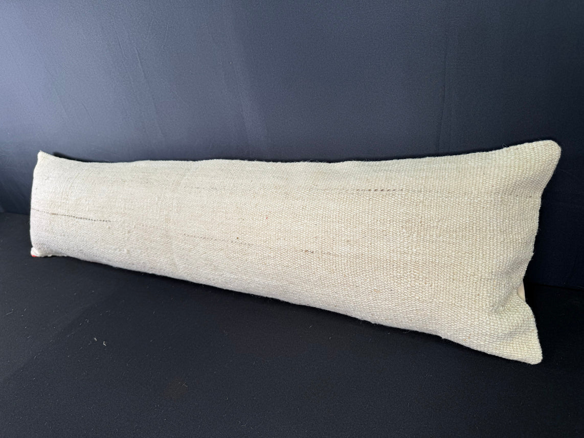 Turkish Hemp Pillow Cushion Natural Beige  Cushion Cover 12x46 #30307