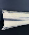 Turkish Hemp Pillow Cushion Natural Beige Gray Cushion Cover 12x46 #30309