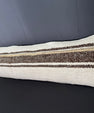 Turkish Hemp Pillow Cushion Natural Beige Brown Cushion Cover 12x46 #30334