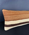 Turkish Hemp Pillow Cushion Natural Beige Brown Cushion Cover 12x46 #30318