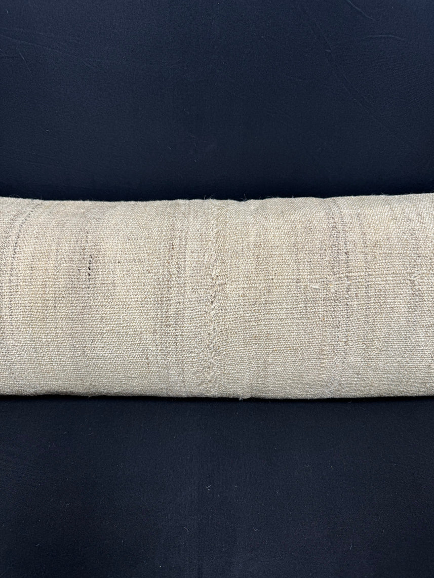 Turkish Hemp Pillow Cushion Natural Beige  Cushion Cover 12x46 #30290