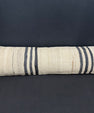 Turkish Hemp Pillow Cushion Natural Beige Black Cushion Cover 12x46 #30333