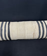 Turkish Hemp Pillow Cushion Natural Beige Black Cushion Cover 12x46 #30333