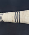 Turkish Hemp Pillow Cushion Natural Beige Black Cushion Cover 12x46 #30333