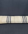 Turkish Hemp Pillow Cushion Natural Beige Black Cushion Cover 12x46 #30311