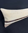 Turkish Hemp Pillow Cushion Natural Beige Brown Cushion Cover 12x46 #30291