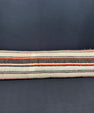 Turkish Hemp Pillow Cushion Natural Beige Black Cushion Cover 12x46 #30289