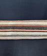 Turkish Hemp Pillow Cushion Natural Beige Black Cushion Cover 12x46 #30289
